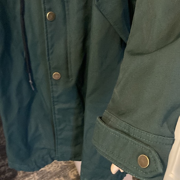 Zara grupo inditex dark green coat size M - Picture 4 of 16